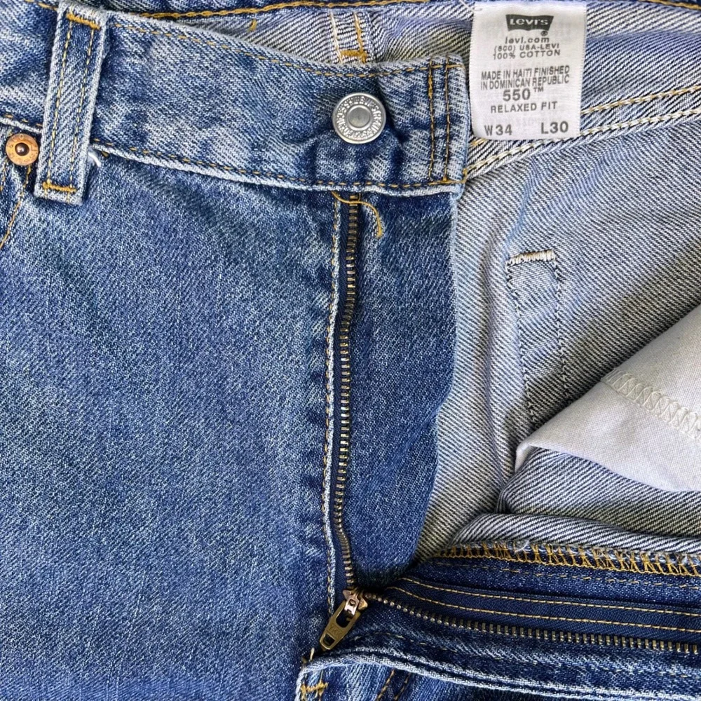 VTG Y2K Levis 550 Jeans Mens 34x30 Relaxed‎ Tapered Casual Baggy Denim Retro
